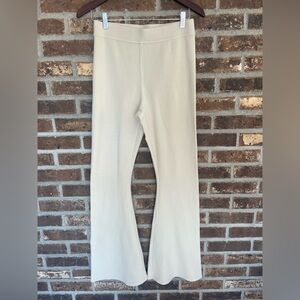 Offline by Aerie High Rise Casual Flare Textured Lounge Pants